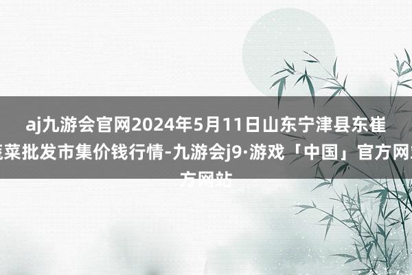 aj九游会官网2024年5月11日山东宁津县东崔蔬菜批发市集价钱行情-九游会j9·游戏「中国」官方网站